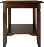 Winsome Nolan End Table, for Living Room, Bedroom, Cappuccino