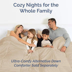 Split King Bed Sheet Set - 7 Piece Split King Bed Sheet Set - Soft Hotel Luxury Bedding - Cooling, Comfy & Breathable - 1 Flat & 1 Fitted & 4 Pillowcases w/ Deep Pockets - Wrinkle & Fade Free - Cream