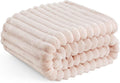Bedsure GentleSoft Crystal Pink Throw Blanket for Couch - Cozy Soft Blankets for Women, Cute Small Throws for Girls, 50x70 Inches