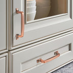 Khtumeware 2 Pack 12 Inch Cabinet Handles - Brushed Antique Copper Pulls for Kitchen Drawers and Cabinets - Hardware for Cupboards