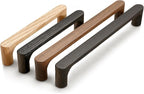 Walnut Round 5 in 4 pcs Wooden Drawer Pulls Handle pulls for cabinets Kitchen Cabinet Drawer pulls Cabinet Door Pull