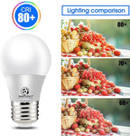Energetic A15 Refrigerator Bulbs 40 Watts Equivalent (5.5W), LED Appliance Dimmable Light Bulbs, Daylight 5000K, E26 Base, UL Listed, 6 Packs