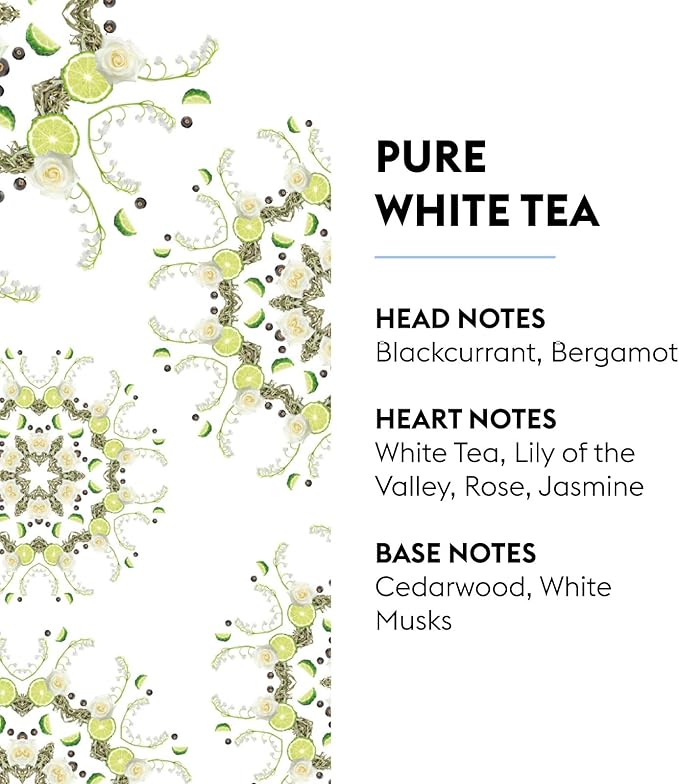 Pure White Tea - Lampe Berger Fragrance Refill for Home Fragrance Oil Diffuser - 16.9 Fluid Ounces - 500 milliliters