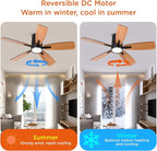 TALOYA 42 inch Ceiling Fans with Lights,Ultra Quite Low Profile Ceiling Fan with Light and Remote Control,Flush Mount, Reversible, Dimmable,Modern Ceiling Fan for Bedroom Kids Room Black