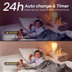 Linkind Matter Smart Light Bulb, Smart Bulbs Work with Alexa/Apple Home/Google Home, Color Changing Light Bulbs Music Sync, Preset Scenes, Mood Lights, 2.4Ghz WiFi Only, A19 E26 60W 1 Pack