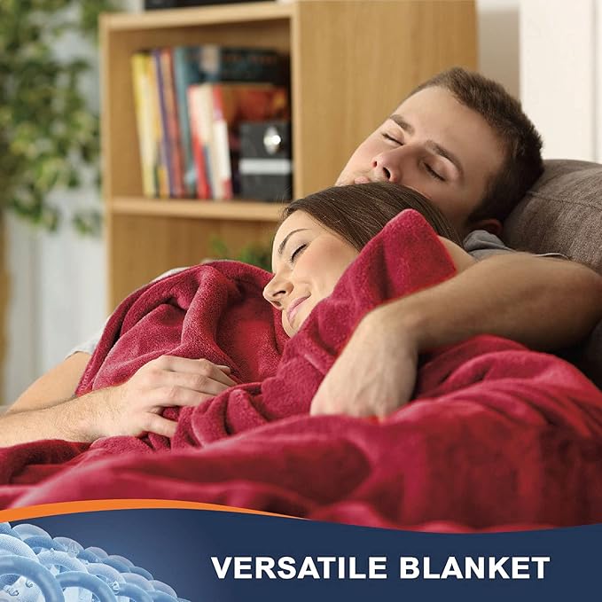Walensee Fleece Blanket Plush Throw Fuzzy Lightweight (XL-Twin Size 66x90 Red) Super Soft Microfiber Flannel Blankets for Couch, Bed, Sofa Ultra Luxurious Warm and Cozy for All Seasons