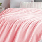 Walensee Fleece Blanket Plush Throw Fuzzy Lightweight (King Size 108x90 Pink) Super Soft Microfiber Flannel Blankets for Couch, Bed, Sofa Ultra Luxurious Warm and Cozy for All Seasons