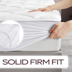 MAXI Twin Size Mattress Pad - Luxurious Cotton Sateen Mattress Protector - Soft, Comfortable, and Breatheable Mattress Cover - Mattress Pad Protects Mattress from Dust, Dirt, Spills, and Stains.