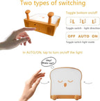 QANYI Cool Toast Bread Night Lamp, Desk Lamp Gifts for Women, Teen Girls & Adults - Men's Christmas & Graduation Gift Ideas