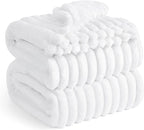 Bedsure GentleSoft White Full Blanket for Bed - Cozy Soft Blankets for Women, Cute Large Throws for Girls, 84x90 Inches