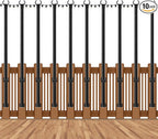 10 Pack 5Ft String Light Poles,Outside String Lights,Outdoor Light Poles,Metal Poles Stand for Patio,Backyard,Deck