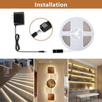White LED Strip Lights, 100ft Dimmable Bright 24V Led Tape Light with Remote and App Control, 2700K-6500K White 1440 LEDs Lights for Bedroom, Kitchen, Ceiling (1 Rolls of 100ft)