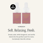 Pura & Moodcast Home Scent Refill - Smart Home Air Diffuser - Up to 120-Hours of Luxury Fragrance per Refill - Home Essential - Clean & Safe Diffuser Fragrance - 2 Pack, Homebody