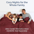 Split King 7 Piece Sheet Set - Comfy Breathable & Cooling - Soft Hotel Luxury Bedding Set with 8-16 Inch Deep Pockets - 1 Flat & 2 Fitted Sheet & 4 Pillowcases - Wrinkle Free & Easy Care - Burgundy