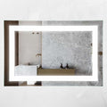 LED Vanity Bathroom Mirror 30 x 20 in. Wall Mounted, Dimmable, Lighted, Anti-Fog Mirror – Modern, Frameless Design
