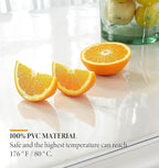 Deep Dream 1.5mm Clear Desk Cover Protector, 48×80 Inch Clear Table Protector, Rectangular Vinyl Desk Pad, PVC Plastic Table Cover for Office, Dresser, Night Stand, Computer & Writing Desk Tabletop