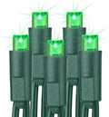 Brizled Green Christmas Lights, 33ft 100 LED 5MM Wide Angle Christmas String Lights, Connectable 120V UL Certified Xmas Tree Light Indoor Outdoor Mini Green Light for Xmas Halloween Tree Party Home