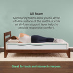 Tuft & Needle Kin Medium Firm 10" Twin XL Adaptive Foam Mattress in a Box, Cooling Pressure Relief, Balanced Support, 100 Night Trial, Fiberglass-Free, CertiPUR-US, 10-Year Limited Warranty