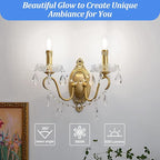 Brightever E12 Candelabra LED Light Bulbs 60 Watt Equivalent, 620 Lumen 6W C32 B11 Clear LED Filament Candle Bulbs, Dimmable Daylight White 5000K Chandelier Light Bulbs for Ceiling Fan, Pack of 5