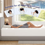 ELEMUSE RV Short Queen Mattress Topper for Back Pain, Extra Thick Mattress Pad Cover, Plush Soft Pillowtop with Elastic Deep Pocket, Overfilled Down Alternative Filling