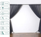 Akiky Canopy Bed Curtains Bed Canopy for Girls Room Elegant Sheer Curtain for Twin Full Queen Size Bed Drapes,8 Panels Canopies with Light,Room Décor(Full/Queen, Gray Canopy)