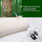 King Mattress,10 Inch Natural Latex Hybrid Gel Memory Foam, Individually Wrapped Pocket Coils Innerspring Mattress, Pressure Relief, Back Pain Relief