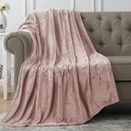 Utopia Bedding Fleece Blanket Throw Size Rose Pink 300GSM Luxury Anti-Static Fuzzy Soft Microfiber Blanket for Couch, Sofa and Bed (60x50 Inch)