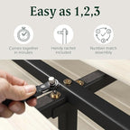 ZINUS Ellie 14 Inch Twin Bamboo Platform Bed Frame, Wood Slat Support, No Box Spring Needed, Easy Assembly, Brown