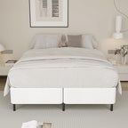 5 Inch Full Size Box Spring, Split Heavy Duty Metal Mattress Foundation with Fabric Cover, Easy Assembly, Quiet & Noise-Free