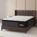 Twin Mattress, 12 Inch Hybrid Mattresses Eurotop with Gel Memory Foam,Motion Isolation Individually Wrapped Pocket Coils Breathable Comfort Soft Pressure Relief 100 Night Trial