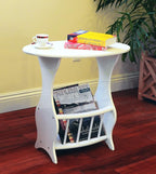 Frenchi Furniture Magazine Table Finish: White