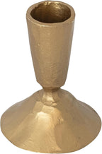 Creative Co-Op Antique Hand-Forged Cast Metal Taper Holder, Gold
