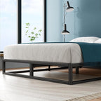 ZINUS Joseph 10 Inch Platform Bed Frame, Wood Slat Support, No Box Spring Needed, Eco Friendly WonderBox(TM) Packaging, Easy Assembly, Black, Full