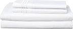 King Size Sheets - Breathable Luxury Bed Sheets with Full Elastic & Secure Corner Straps Built In - 1800 Supreme Collection Extra Soft Deep Pocket Bedding, Sheet Set, EXTRA DEEP pocket - King, White