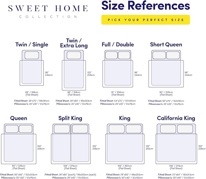 Sweet Home Collection California King Size Sheet Set with Built-in Sheet Straps - Deep Pocket Fitted Sheet, Flat Sheet & Pillowcases - Soft, Wrinkle-Free, Secure Fit - Fuschia