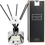 CULTURE & NATURE Reed Diffuser Set 6.7oz (200ml) Lime Basil Mandarin Scented Diffuser with Sticks Home Fragrance Reed Diffuser for Bathroom Shelf Decor