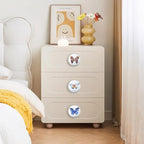 JamJam 8Pack 1.5" Cute Unique Nursery Kids Ceramic Butterflies Cupboard Cabinet Door Furniture Dresser Drawer Pulls and Knobs