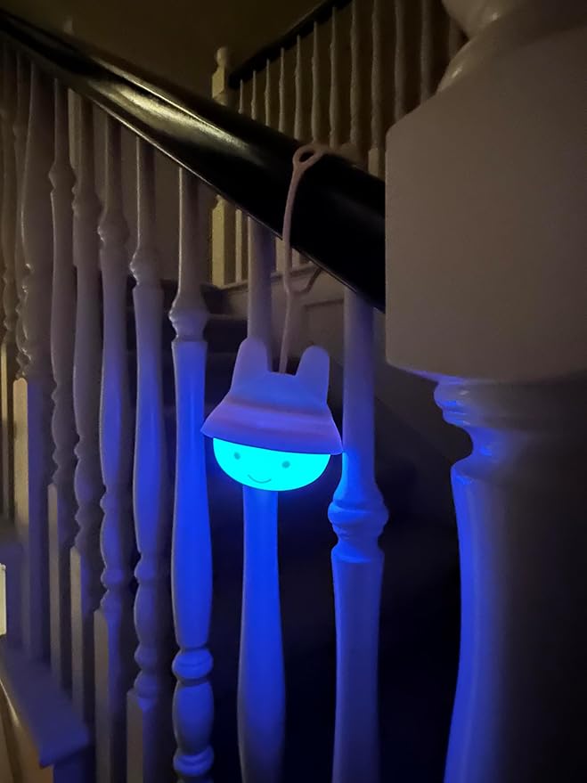 Night Light for Baby Car Seat - Dimming Function 9 Colors Changing Eye Caring soft light Rechargeable & Timing Bedside Lamp Light Up Toddler Bed Room Travel Essentials Squishy Silicone Infant BPA Free