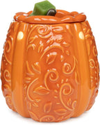 Scentsationals Wax Melt Warmer, for Scented Wax Melts - Autumn Collection Swirly Pumpkin - Fragrance Cubes and Tarts
