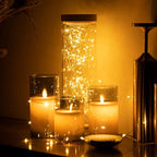 12 Pack Fairy Lights Battery Operated String Lights, 7ft 20 Led Fairy String Lights, Waterproof Copper Wire Firefly Starry String Light for DIY Wedding Party Bedroom Christmas (Warm White)
