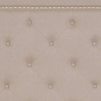 Flash Furniture Brighton Full Size Tufted Upholstered Platform Bed in Beige Fabric