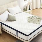Full Size Mattress 10 Inch Full Mattress in a Box - Memory Foam & Pocket Springs, Pressure Relief, Medium Firm Comfort, Motion Isolation, Ideal for All Sleep Positions, CertiPUR-US Certified