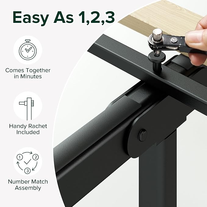 Zinus Joseph 18 Inch Platform Bed Frame, Wood Slat Support, No Box Spring Needed, Eco Friendly WonderBox(TM) Packaging, Easy Assembly, Black, King