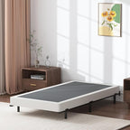 Box Spring Twin - 3 Inch Heavy Duty Low Profile Metal Box Springs for Twin Bed, Mattress Foundation, Easy Assembly,Easy Clean Cover