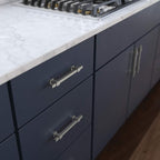 Franklin Brass Adjusta-Pull (5-Pack) Adjustable Drawer Pulls | Fits 1-3/8 to 6-5/16 Inch Hole Centers | Satin Nickel Cabinet Handles| Square Bar P44368-SNM-B