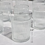 VOHO 24pcs Clear Candle Holder Wedding Centerpieces for Tables, Votive Candle Holders for Votive & Tea Lights Candles, Clear Glass Tealight Candle Holder for Halloween