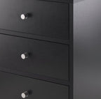 Winsome Daniel Accent Table, 15.75"W x 16.61"D x 22"H, Black