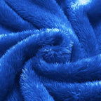 Exclusivo Mezcla Plush Fuzzy Fleece Throw Blanket, Super Soft, Fluffy and Warm Blankets for Couch, Bed, All Season Use (40x50 Inches, Cobalt Blue)