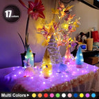 Fairy Lights USB Plug in 66ft 200LEDs with Remote, Warm White 17 Color Changing Light Twinkle Firefly String Lights for Bedroom Party Wedding Christmas Tapestry, Multicolor Colors (USB&Plug)