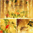 Ultra Long LED String Lights - 328ft 1000LEDs 8 Modes Dimmable Fairy Lights, Waterproof UL Listed Plug Copper Wire with Clear Casing and Remote Control for Room, Patio, Wedding, Party (Upgraded)